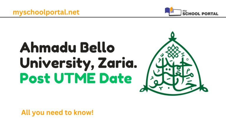 Ahmadu bello university post utme date.