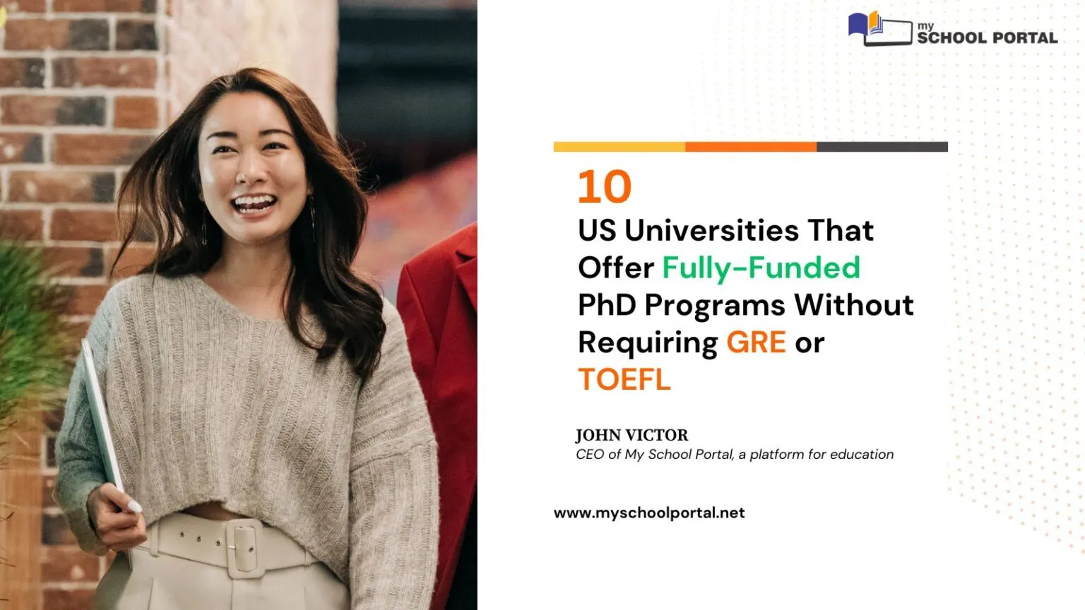 10 US Universities That Offer Fully-Funded PhD Programs Without Requiring GRE or TOEFL