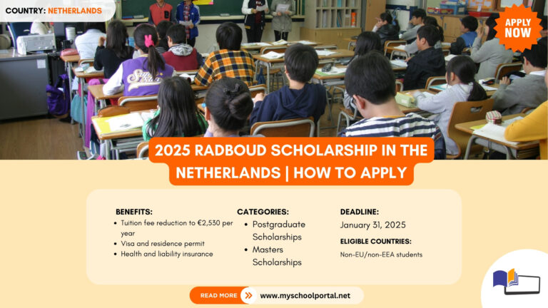 2025 Radboud Scholarship in the Netherlands How To Apply 1 image