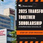 2025 Transform Together Scholarship at Sheffield Hallam University, UK | How to Apply