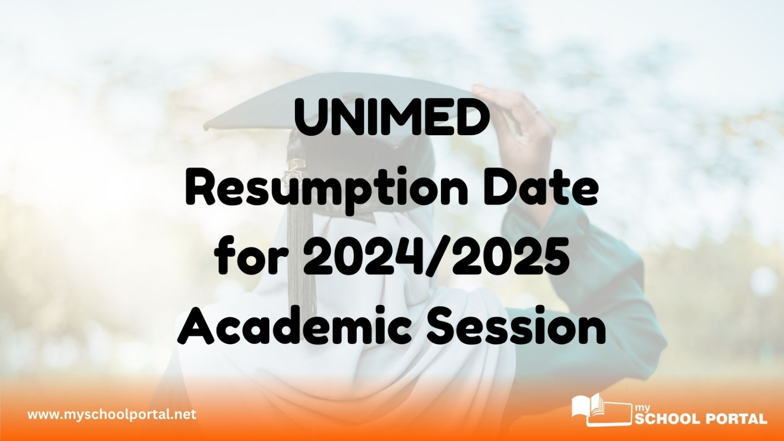 UNIMED Resumption Date for 2024/2025 Academic Session