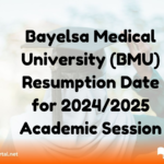 Bayelsa Medical University (BMU) Announces Resumption Date for 2024/2025 Academic Session