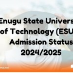 Check Your Enugu State University of Technology (ESUT) Admission Status for 2024/2025