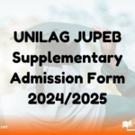 UNILAG JUPEB Supplementary Admission Form 2024/2025