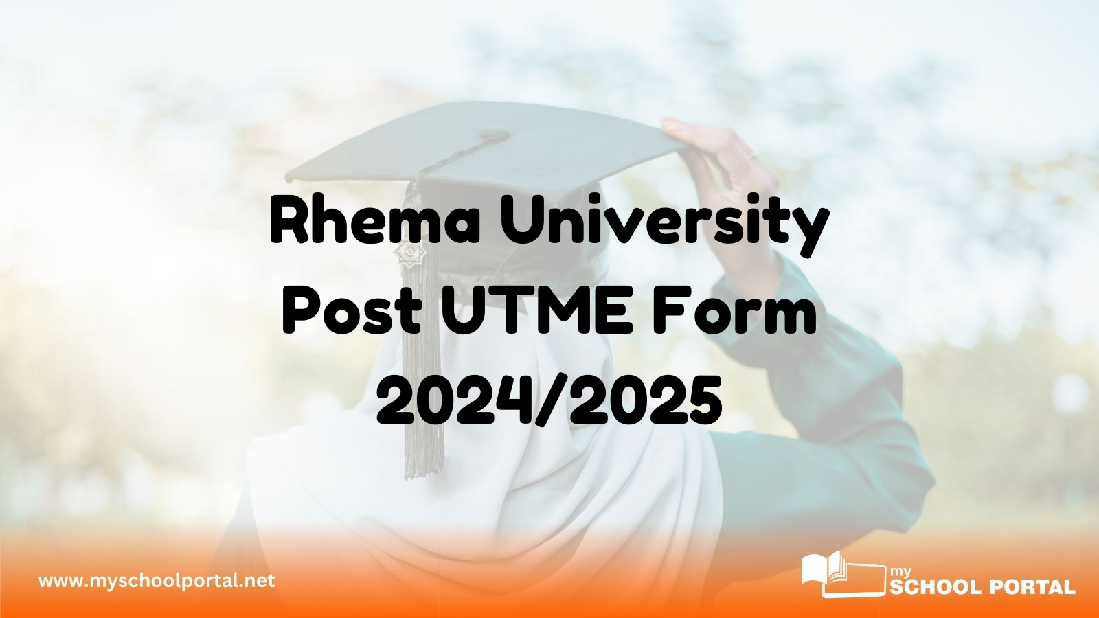 Rhema University Post UTME Form 2024/2025