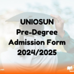 UNIOSUN Pre-Degree Admission Form 2024/2025