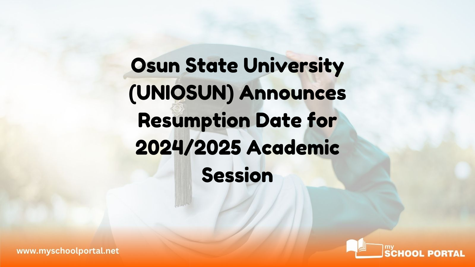 Osun State University (UNIOSUN) Announces Resumption Date for 2024/2025 Academic Session