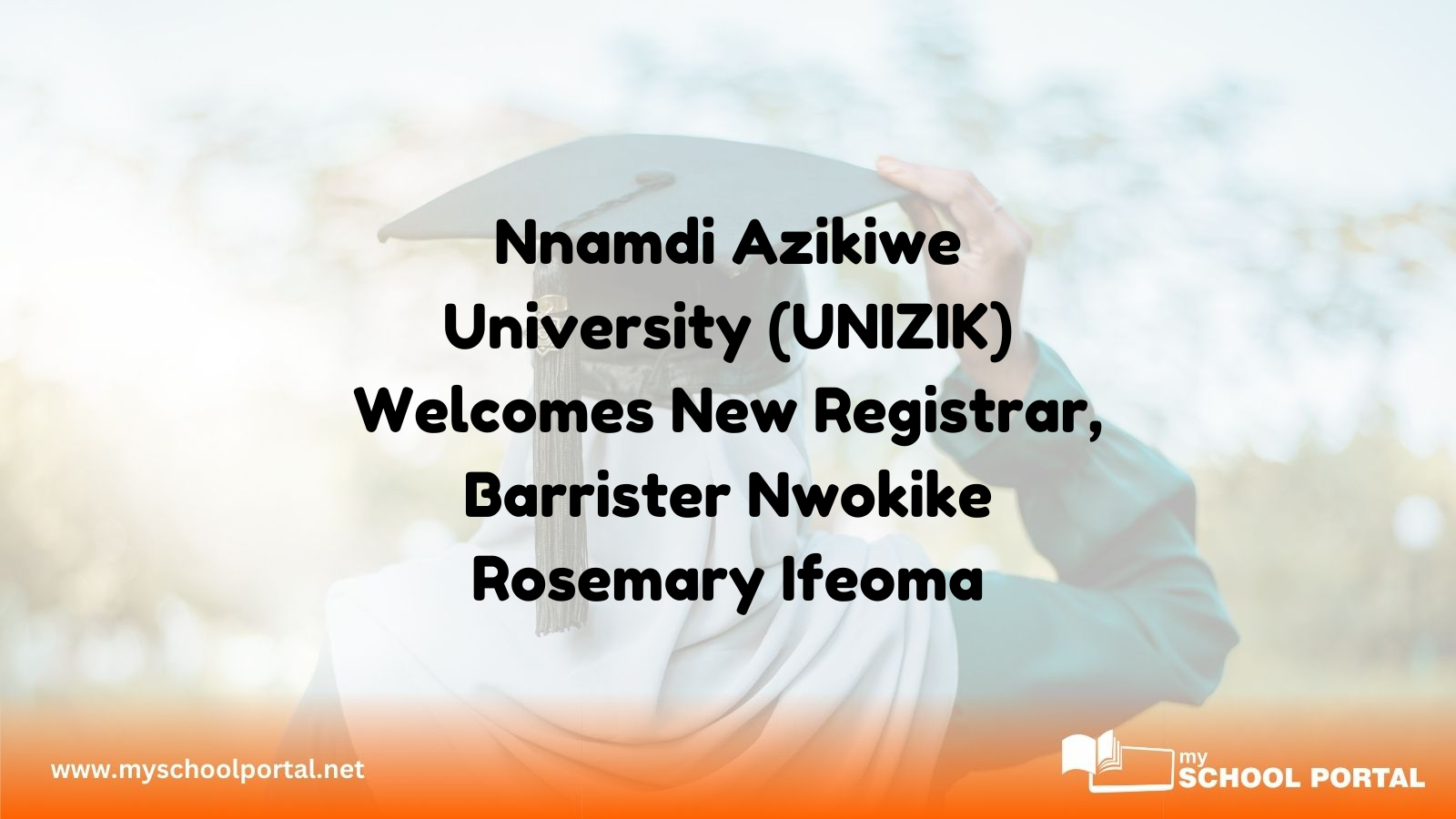 Nnamdi Azikiwe University (UNIZIK) Welcomes New Registrar, Barrister Nwokike Rosemary Ifeoma