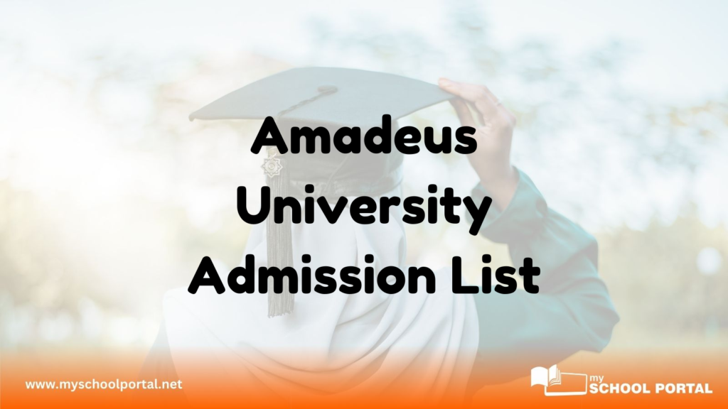 Amadeus University Admission List