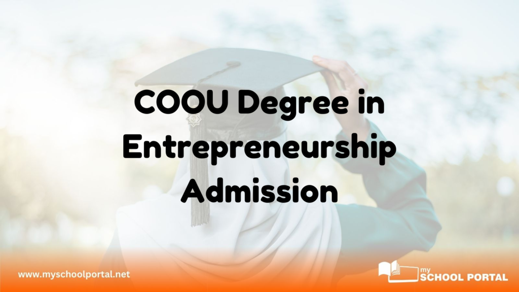 COOU Degree in Entrepreneurship Admission