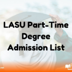 LASU Part-Time Degree Admission List