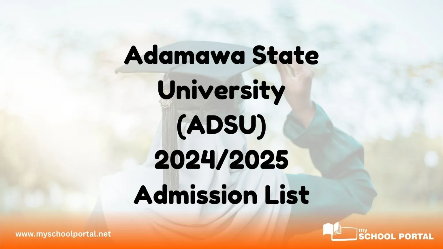 Adamawa State University (ADSU) 2024/2025 Admission List: How to Check Your Status and Next Steps The Adamawa State University (ADSU) has officially released the admission list for the 2024/2025 academic session. Applicants can now check if they have been offered admission to the university. Below is a complete guide on how to check your admission status and what to do after gaining admission. How to Check Adamawa State University (ADSU) Admission List The ADSU admission list is available through the JAMB Admission Status Portal. Follow these steps to check if you have been admitted: Step 1: Visit the JAMB Admission Status Portal Open your browser and go to the official JAMB Admission Status Portal. Step 2: Log in to Your JAMB Profile Enter your Username and Password to access your JAMB profile. Step 3: Find the “Check Admission Status” Tab Scroll down and click on the Check Admission Status option. Step 4: Provide Exam Year and Registration Number Select the Exam Year (e.g., 2024) and enter your Registration Number in the appropriate fields. Step 5: View Admission Status Click on Check Admission Status to see if you have been admitted to Adamawa State University (ADSU). For additional services, you can also access JAMB CAPS to manage your admission further. Admission Is Ongoing If your name is not yet on the list, don't worry! The admission process is still ongoing, and more candidates may be admitted in subsequent batches. It’s important to: Regularly check the JAMB Portal and Keep an eye on the official ADSU website for further updates. What to Do After Gaining Admission Once you’ve confirmed your admission to ADSU, follow these steps: Log in to JAMB CAPS: Go to the JAMB CAPS Portal and either ACCEPT or REJECT your admission offer. Print Your Admission Letter: After accepting the offer, visit the JAMB Admission Letter Portal to print your admission letter. This document is essential for your registration process at the university. Congratulations to All Admitted Students A huge congratulations to all candidates who have successfully made it to the ADSU 2024/2025 Admission List! This is a significant step toward your academic future, and we wish you success in your upcoming studies at Adamawa State University.