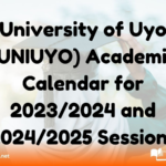 University of Uyo (UNIUYO) Academic Calendar for 2023/2024 and 2024/2025 Sessions