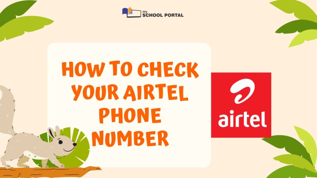 how to check your airtel phone number