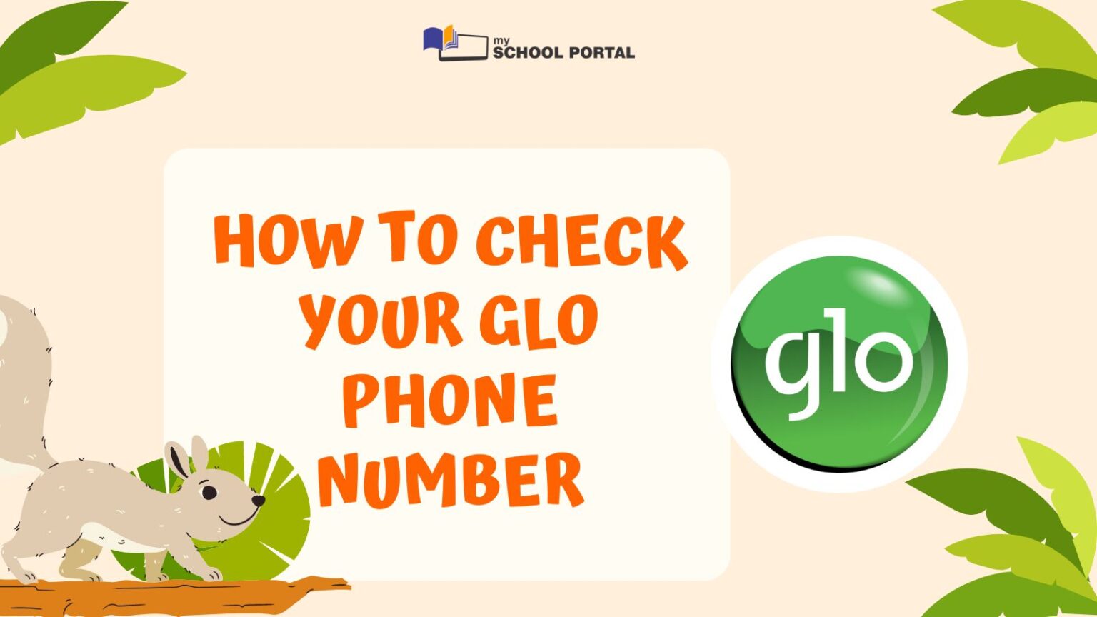 How to Check Your GLO Number