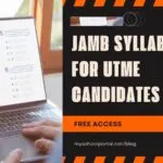 JAMB Syllabus for UTME Candidates