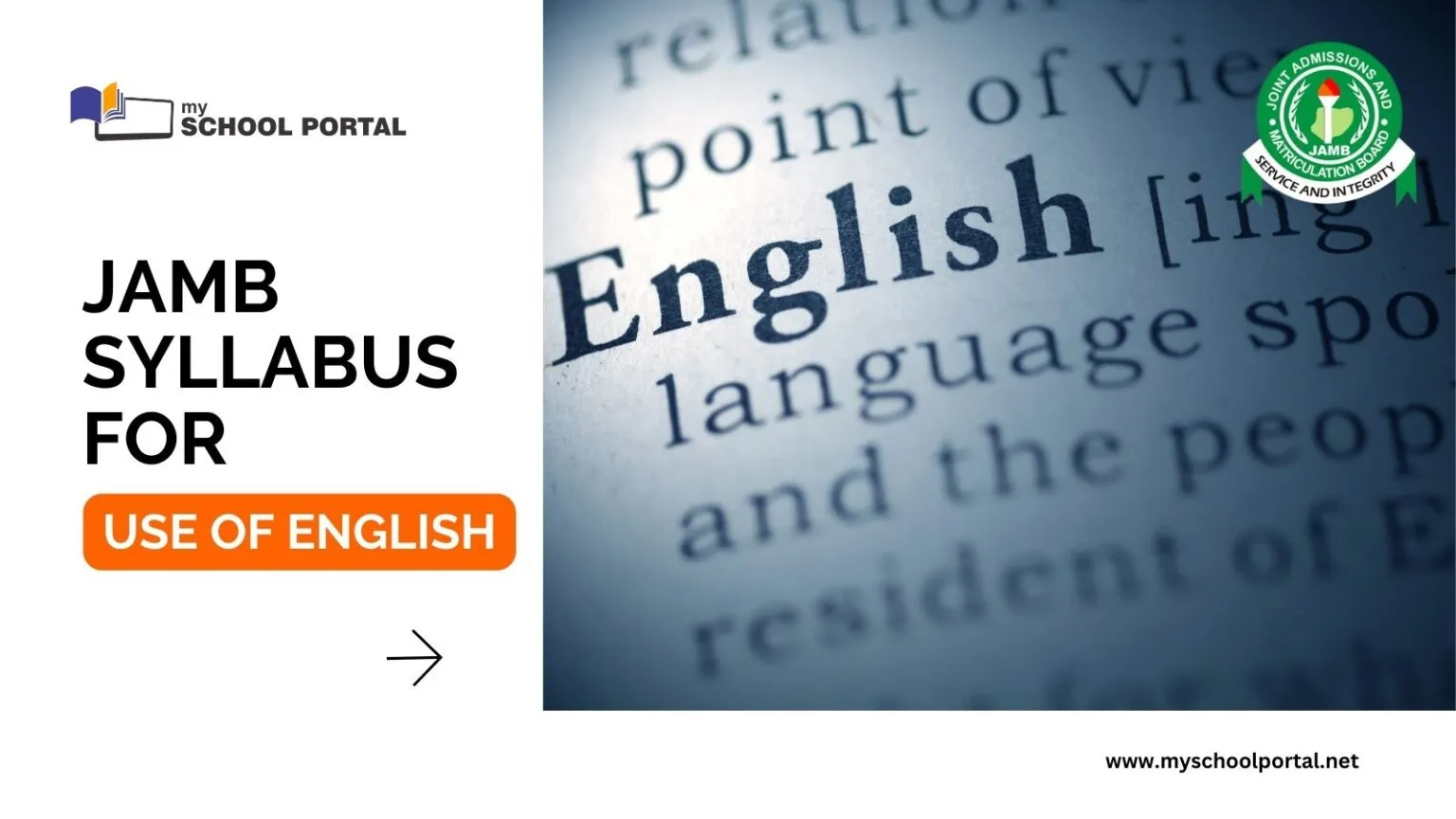 Jamb SYLLABUS for use of english