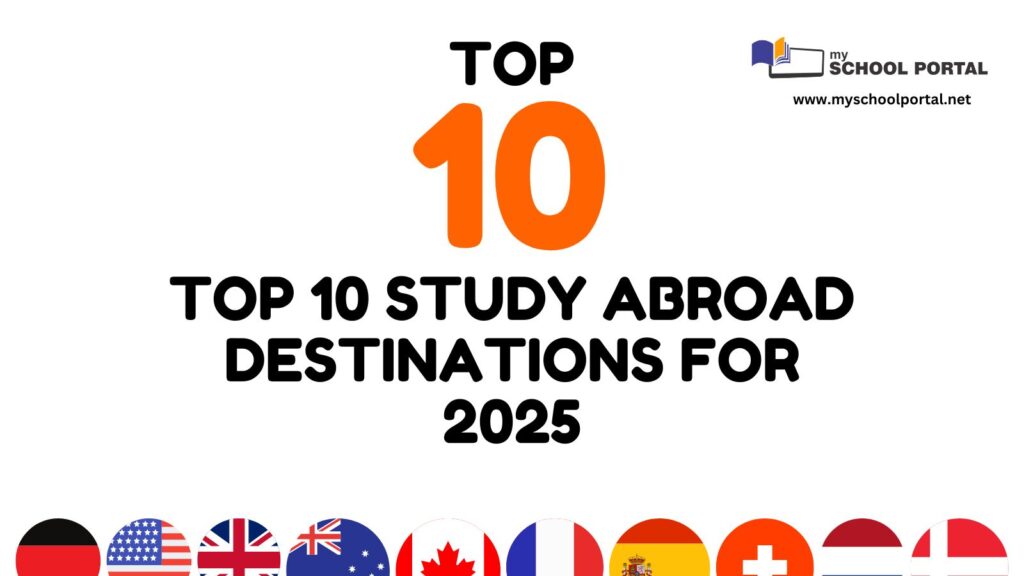 Top 10 Study Abroad Destinations for 2025