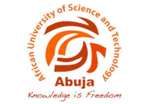 African University of Science and Technology logo - a postgraduate university in Nigeria.