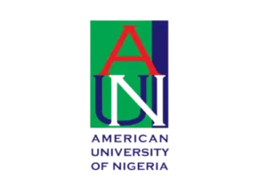 American University of Nigeria logo - a private university in Nigeria.