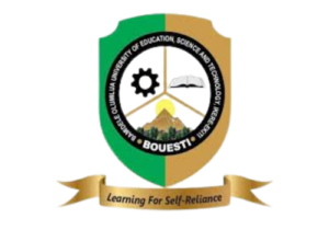 Bamidele Olumilua University of Science and Technology logo - a state university in Nigeria.