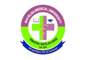 Bayelsa Medical University logo - a specialized medical university in Nigeria.