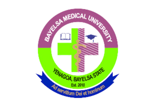 Bayelsa Medical University logo - a specialized medical university in Nigeria.