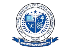 Delta University of Science and Technology logo - a state university in Nigeria