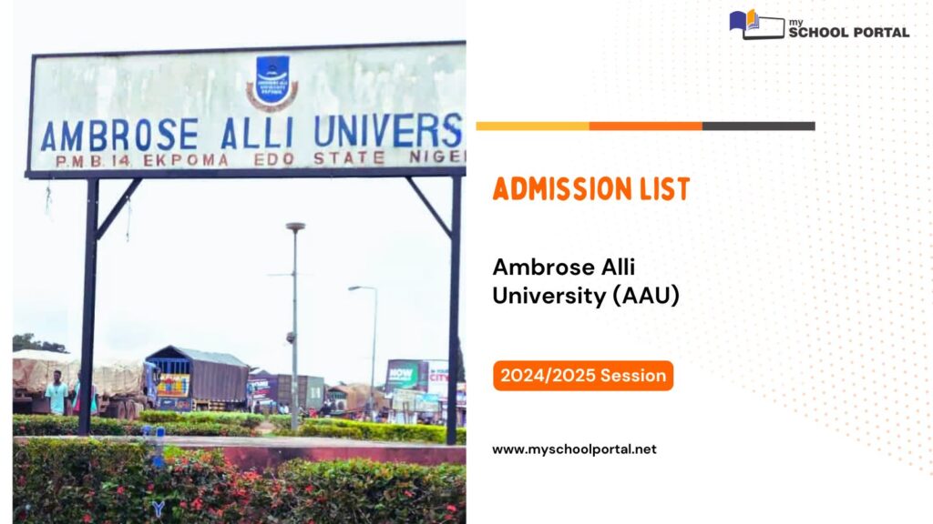 AAU Admission list