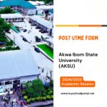 AKSU post utme form