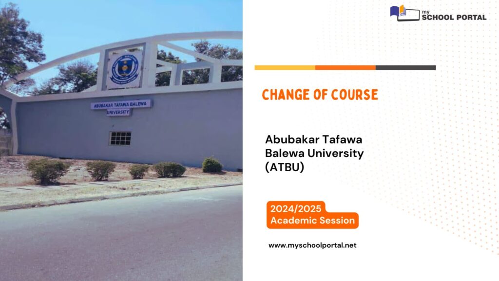 ATBU change of course application