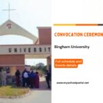 Bingham University Convocation ceremony image