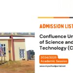 CUSTECH admission list