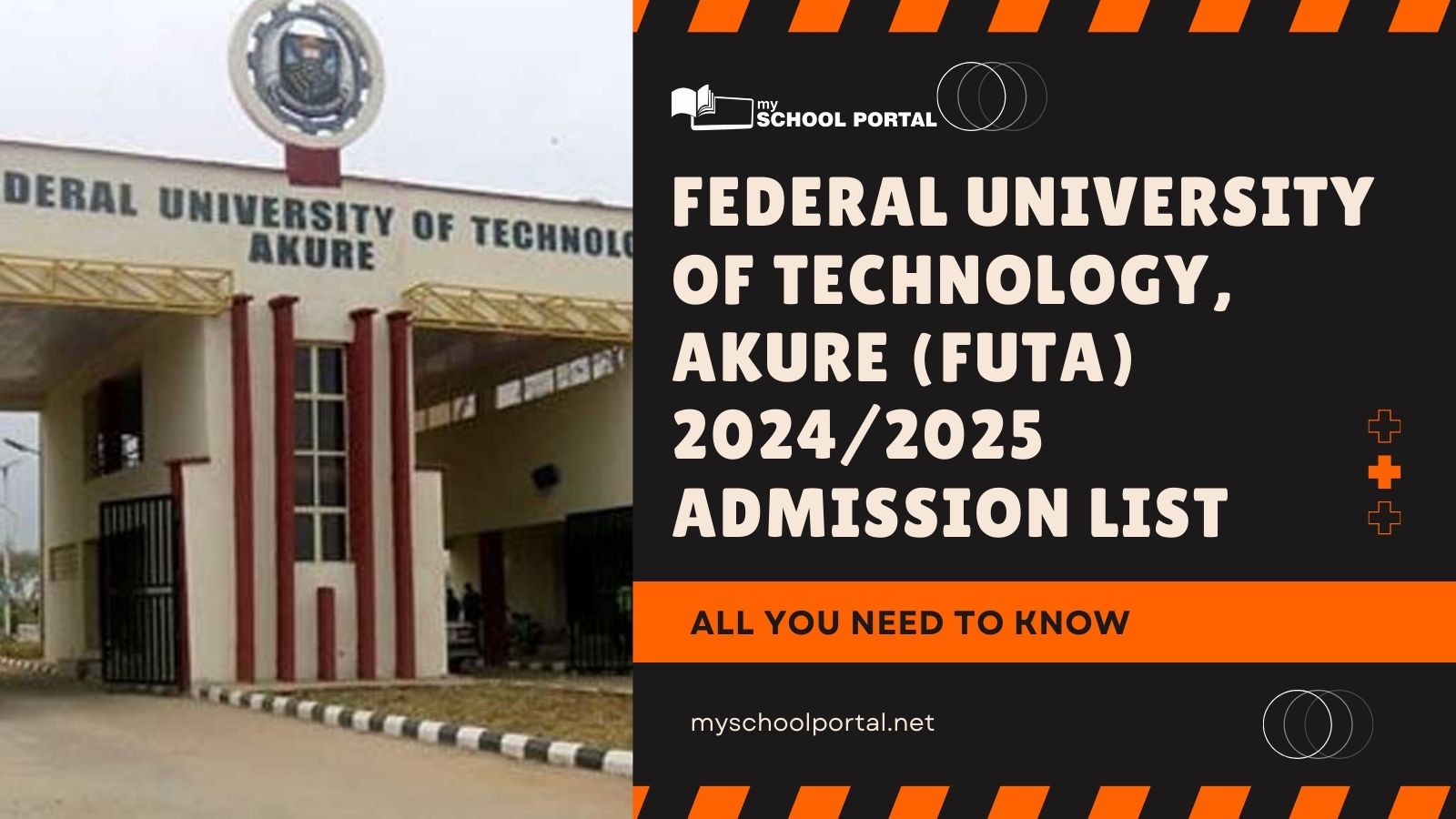 Federal University of Technology, Akure (FUTA) 2024 2025 Admission List