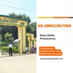 Kano state polytechnic NID admission form