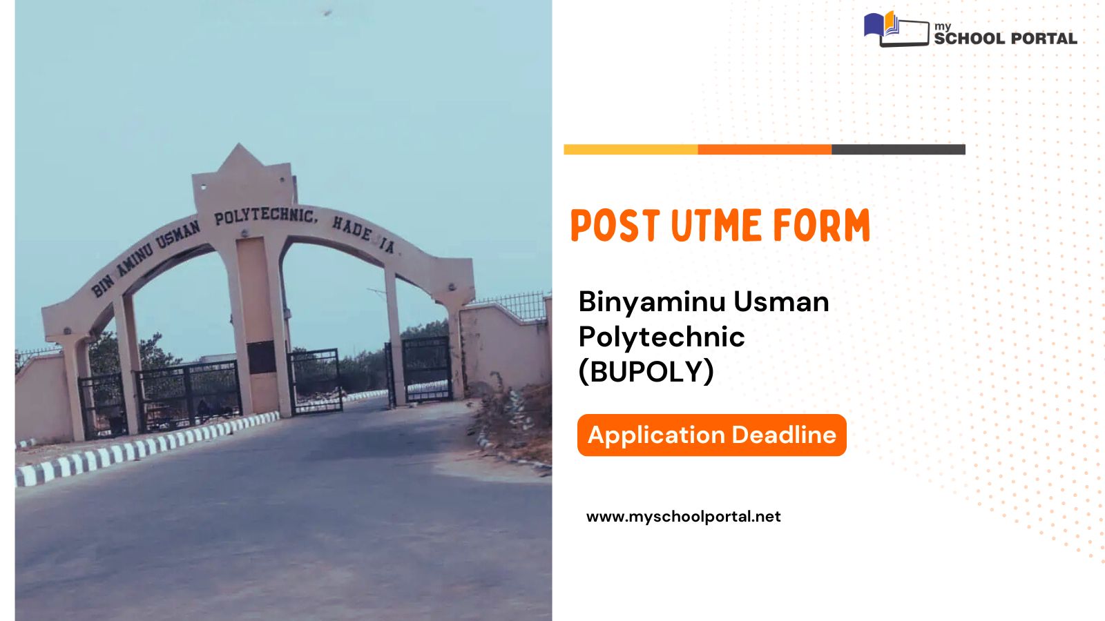 BUPOLY Post Utme form