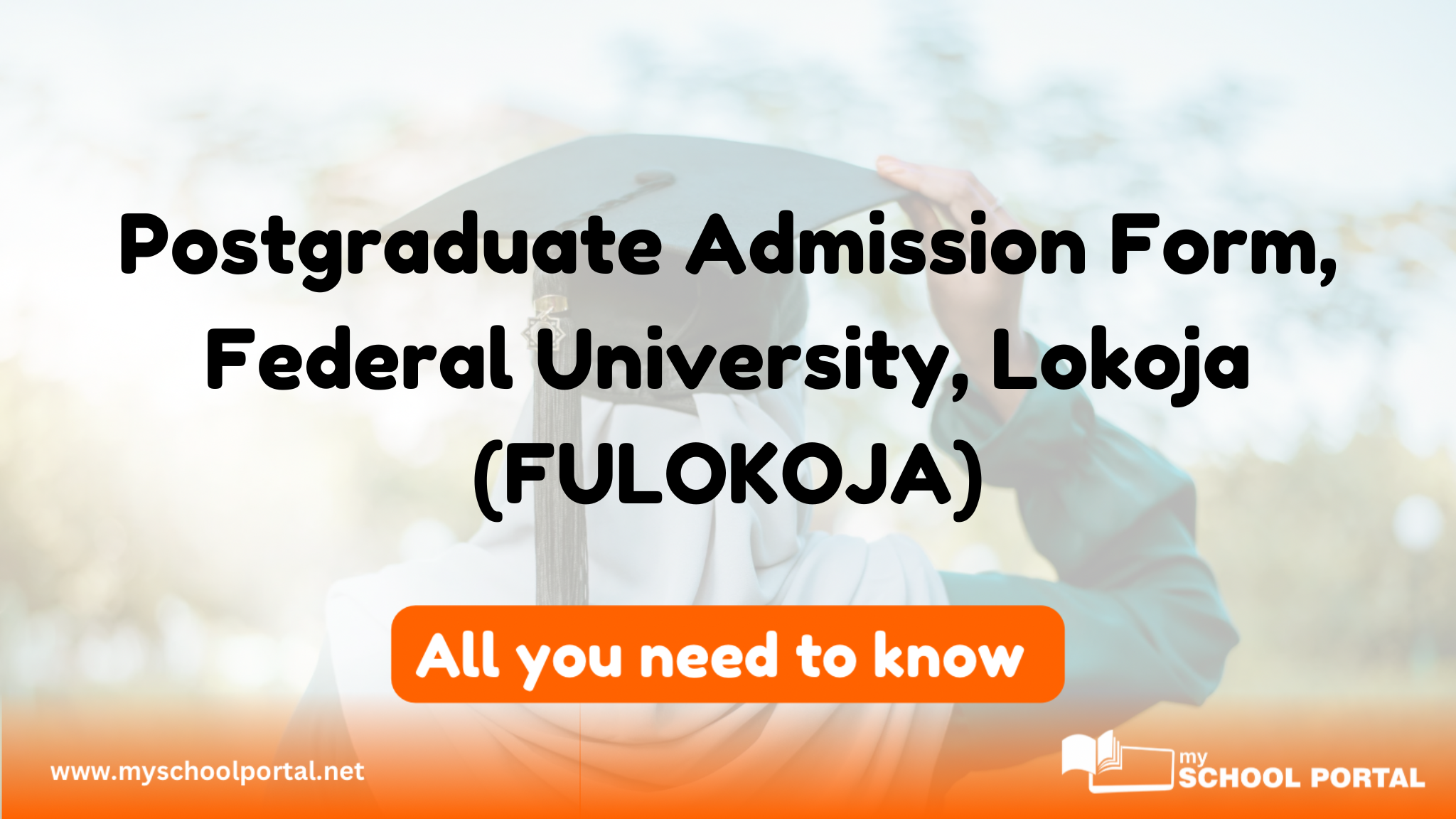 Postgraduate Admission Form, Federal University, Lokoja (FULOKOJA)