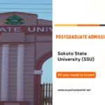 SSU Postgraduate admission form image