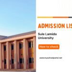 Sule Lamido University Admission list