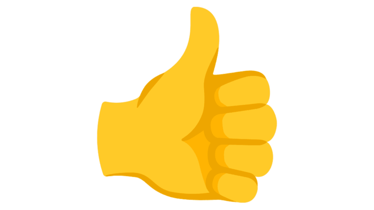 Thumbs Up Emoji PNG