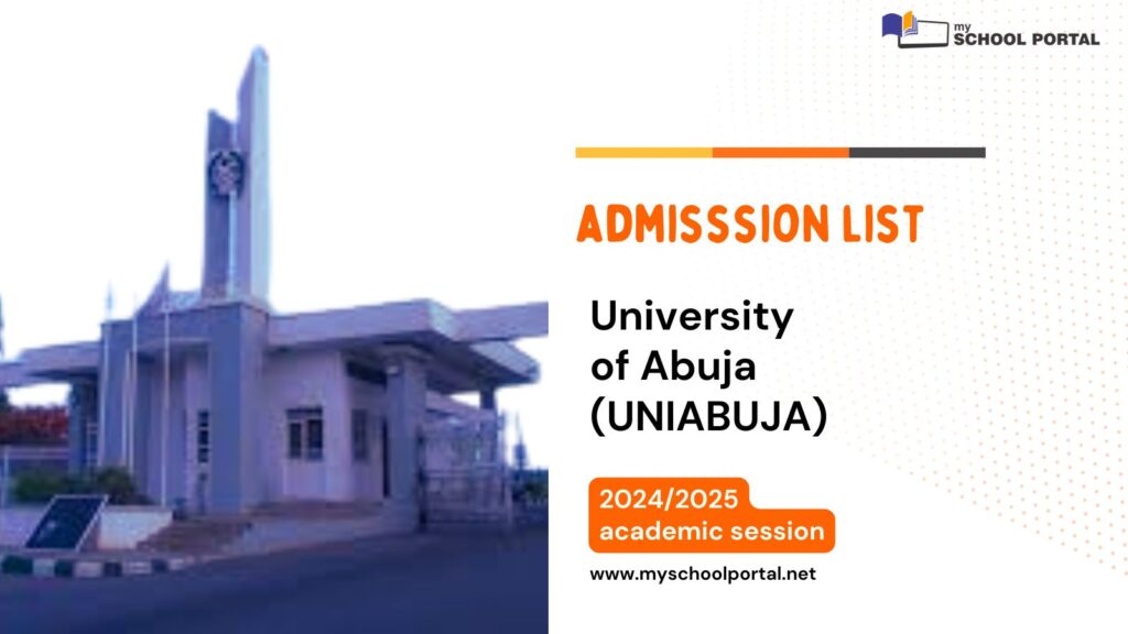 UNIABUJA Admission list