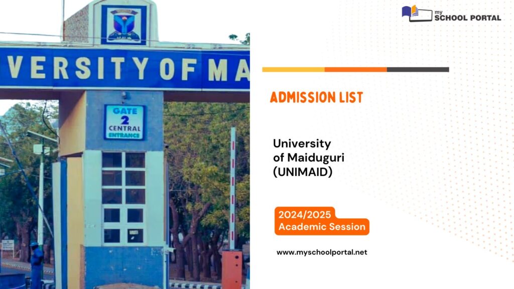 UNIMAID Admission list