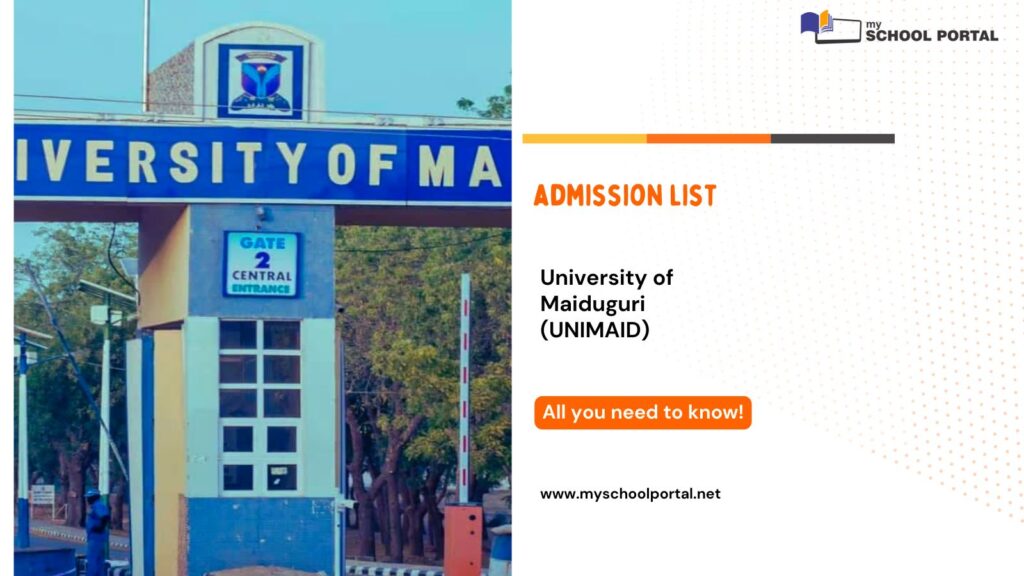 UNIMAID Admission list