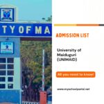 UNIMAID Admission list