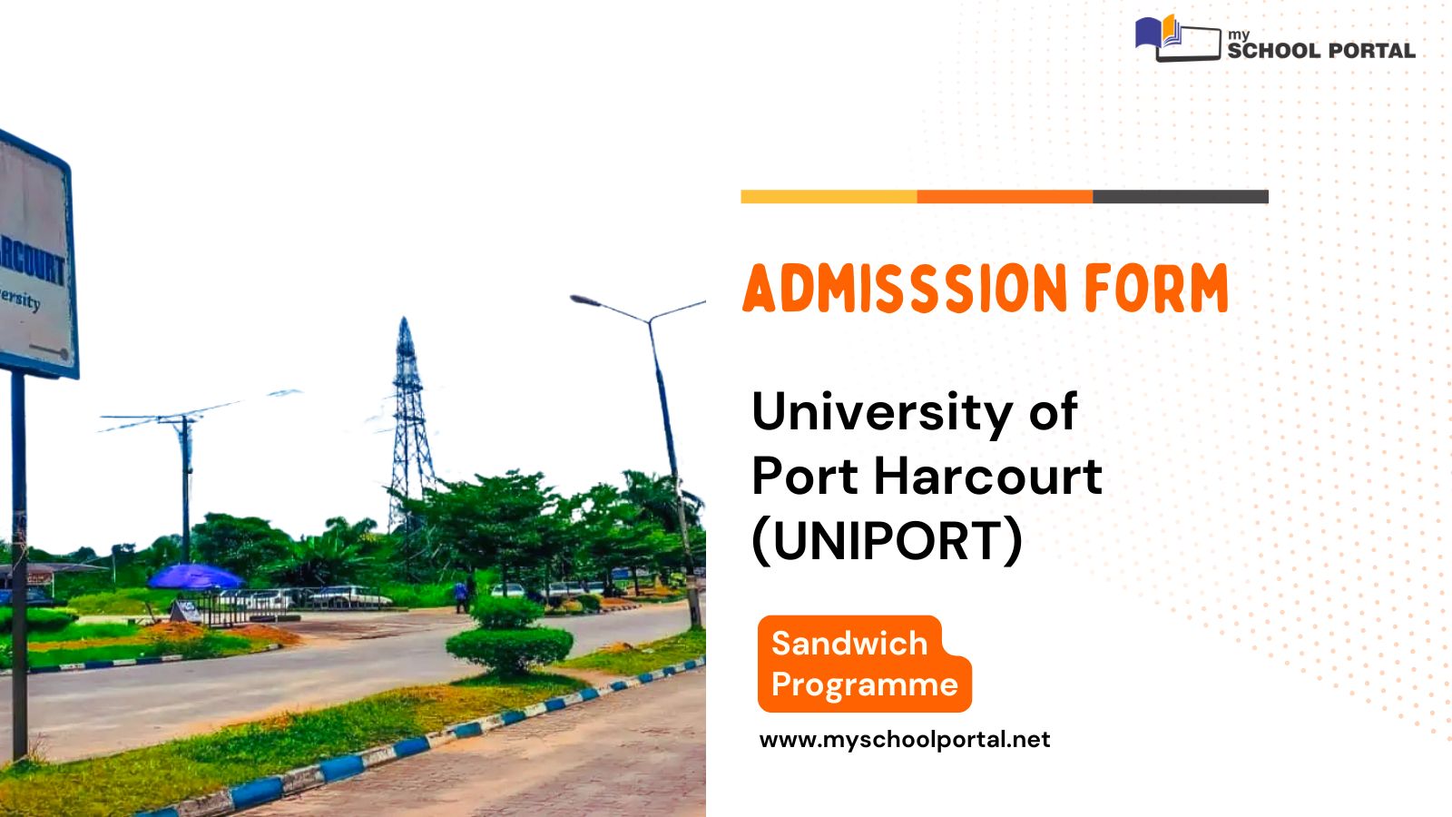 UNIPORT Sandwich admission form