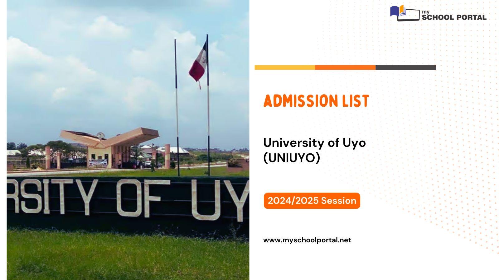 UNIUYO admission list