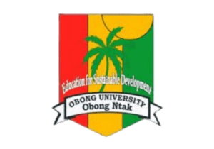 Obong University logo - a private Christian university in Nigeria