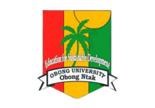 Obong University logo - a private Christian university in Nigeria