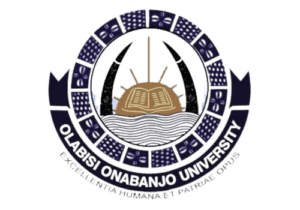 Olabisi Onabanjo University logo - a state university in Nigeria