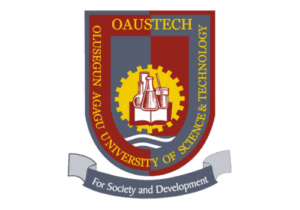 Olusegun Agagu University of Science and Technology logo - a state university in Nigeria